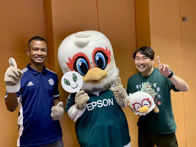 ガンズ君が スタジオに登場！